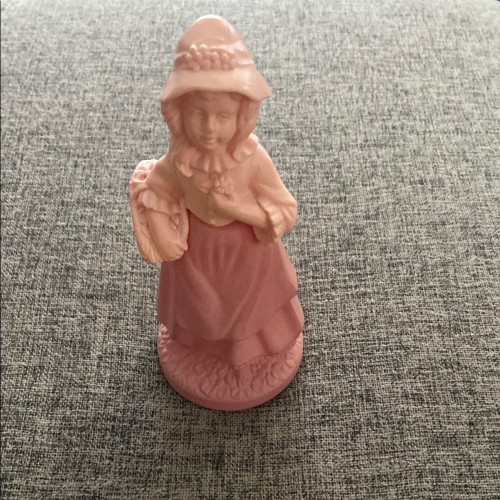 Porcelain Pretty Girl Pink Avon Bottle